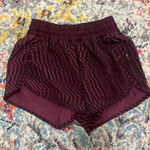 Lululemon Maroon  Shorts  Photo 0