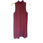 Athleta Women’s Initiative Zipper Mock Neck Sleeveless Sun Dress Maroon XS Photo 5