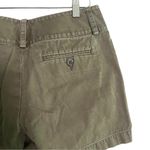 Banana Republic Womens Size 4 Olive Green Flat Front Casual Shorts Photo 7