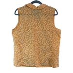 Avenue Women’s  Orange Floral Sleeveless Button up Tunic Sz 14/16 Photo 2