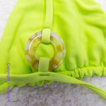 Aila Blue NEW  Free People Soraya Bikini Top, lime green, size‎ XS Photo 8