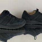 Mephisto Black Leather Womens Rebecca Perforated Fashion Sneaker Photo 2