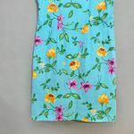 Coldwater Creek  Floral Beaded FLAWS ALTERED Sheath‎ Size 14 Summer Colorful Blue Photo 3
