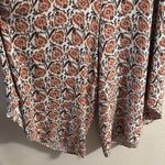 Audrey  Floral Sundress in Orange and White Photo 5