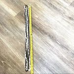 Vintage black and white beaded multi strand long necklace Photo 3