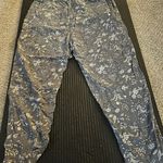 Gap Gray Floral Bottoms Photo 4