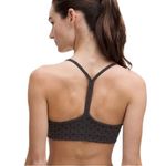 Lululemon Flocked Polka Dot Flow Y SportBra C/D Cup Evolve Size L Photo 1