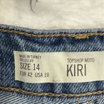 Topshop Bundle Summer Moto KIRI Black and Blue Jean Shorts with Distressed Hem Photo 11