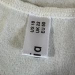 Nextmia Womens Tank Top Shirt American Flag Sleeveless Pullover Beige Red Blue Size 18 Photo 6