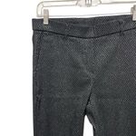 Jules & Leopold Textured Slim Legging Pants Black Silver Women’s Size Medium Photo 2