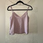 Abercrombie & Fitch Light Purple Button-Front Tank Top Photo 1