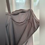 Cache Vintage Y2K  Taupe Cream Ombre One Shoulder Sequin Beaded Dress Size 4 S Photo 10