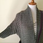 EXPRESS  Grey Drapey 3/4 Length Sleeve Sweater Photo 6