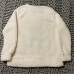 Kristin Nicole  White Christmas Pugs & Kisses Sherpa sweater women size Medium Photo 2
