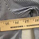 EXPRESS  Ultimate Essential Shirt Women's PS Striped Button-Up Blouse Classic Photo 7