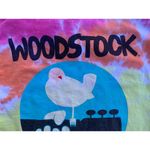 Liquid Blue Woodstock 2016 Tie Dye Short Sleeve Band Tee Shirt Medium Photo 2