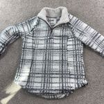 No Boundaries ‎ Womens Small Sherpa Pullover Fleece Plaid Quarter Zip Gorpcore Photo 0