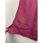 Free People Purple Pink Cold Shoulder Floral Lace Sleeve Gauze Mini Dress Photo 10