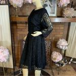 Eshakti BLACK LACE SHEATH MIDI DRESS (24W) Photo 3