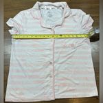 Born Shoes Børn Women's Size S Button Down Sleep Shirt Pink Loungewear Top Photo 2