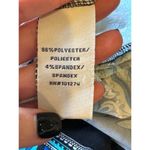 ECI New York Dress Womens 6 Blue And Black Paisley Beaded V Neck Tie Back Maxi Photo 9