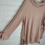 Chico's  Zenergy Light Pink Lightweight Cowlneck Sweater SZ 2 (US 12/14) Tunic Photo 8