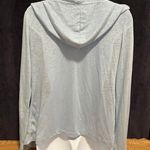 Active USA Sky Blue Soft Open Hooded Active Cardigan Size Small Photo 2