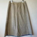 Talbots Western corduroy midi textured 90s 70s fringe festival Phoebe Buffyay y2k modest Photo 0