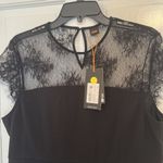 Boss Black‎ Lace Top Cap Sleeve Dress size XXL NWT Black Photo 2