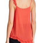 Ro & De Asymmetric Ruffle Cami Tank Top Tee M NWT Photo 1
