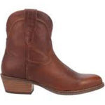 Dingo  brown leather ankle pull on boots western cowgirl women’s size‎ 9 trendy Photo 0