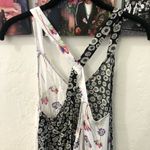 Free People  Back to Back Printed Mini Dress Small Floral Two Tone Photo 6