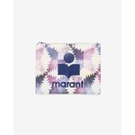 Isabel Marant  Nettia Canvas Logo Pouch Color Pink New w/tag $110 Photo 1