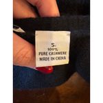 autumn cashmere Sweater Women Small Black Cashmere Beaded Neckline Cardigan Photo 8