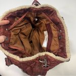 Big Buddha  Quilted Brown Shoulder Bag Photo 3