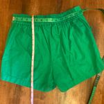 J.Crew belted shorts. Women’s 4 Kelly Green Linen blend Pockets Preppy Causal Photo 4