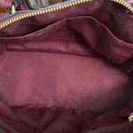 Coach  Burgundy Leather Satchel Photo 9