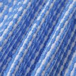 BERLOOK Blue Textured Striped Halter Bikini Top ONLY 06 Size M Photo 7