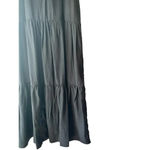 HYFVE  maxi halter dress black S dark romantic prairie date night tiered feminine Photo 2