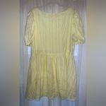 Sugar Thrillz SHOCK GONNA WRANGLE ME PUFF SLEEVE MINI DRESS size 2X Yellow Photo 3