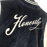 American Eagle Honestly Bomber Jacket Navy White S Photo 9