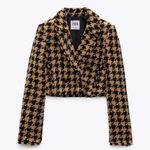 ZARA | NWT HOUNDSTOOTHS TEXTURED BLAZER BLOGGERS’S FAV M Photo 9