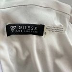 Guess  Los Angeles USA Halter Striped Mini Dress Size 6 Open Back Black White Photo 5