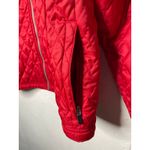 Obermeyer  Women's Quilted Jacket Size 12 RED Aspen 2005 Apres Ski Light Weight Photo 1