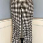 Retro Vixen by Micheline Pitt Black and White Gingham Cigarette Pants Sz L (alte Size L Photo 1
