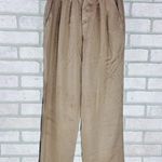 Reformation Mason High Rise Khaki Trousers Size 0P Photo 4