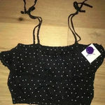 Arizona Jeans BRAND NEW Arizona Jean Co Polka dot spaghetti strap top Photo 1