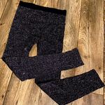 Black Sparkly Leggings | Athletic Pants Size L Photo 0