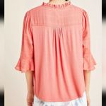 Anthropologie  Dolan Left Coast Tandy Ruffle Top Coral Size XS Photo 1