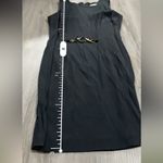 S.L. Fashions Vintage Black Sleeveless Dress & Matching Short Sleeve Jacket Sz 8 Photo 13